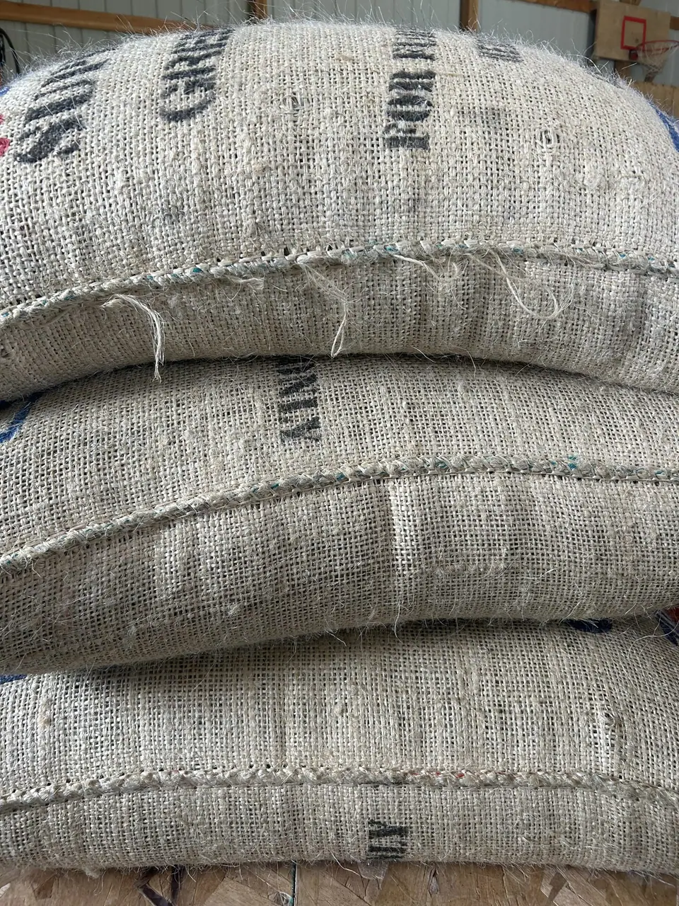 supremo burlap coffee beans bag