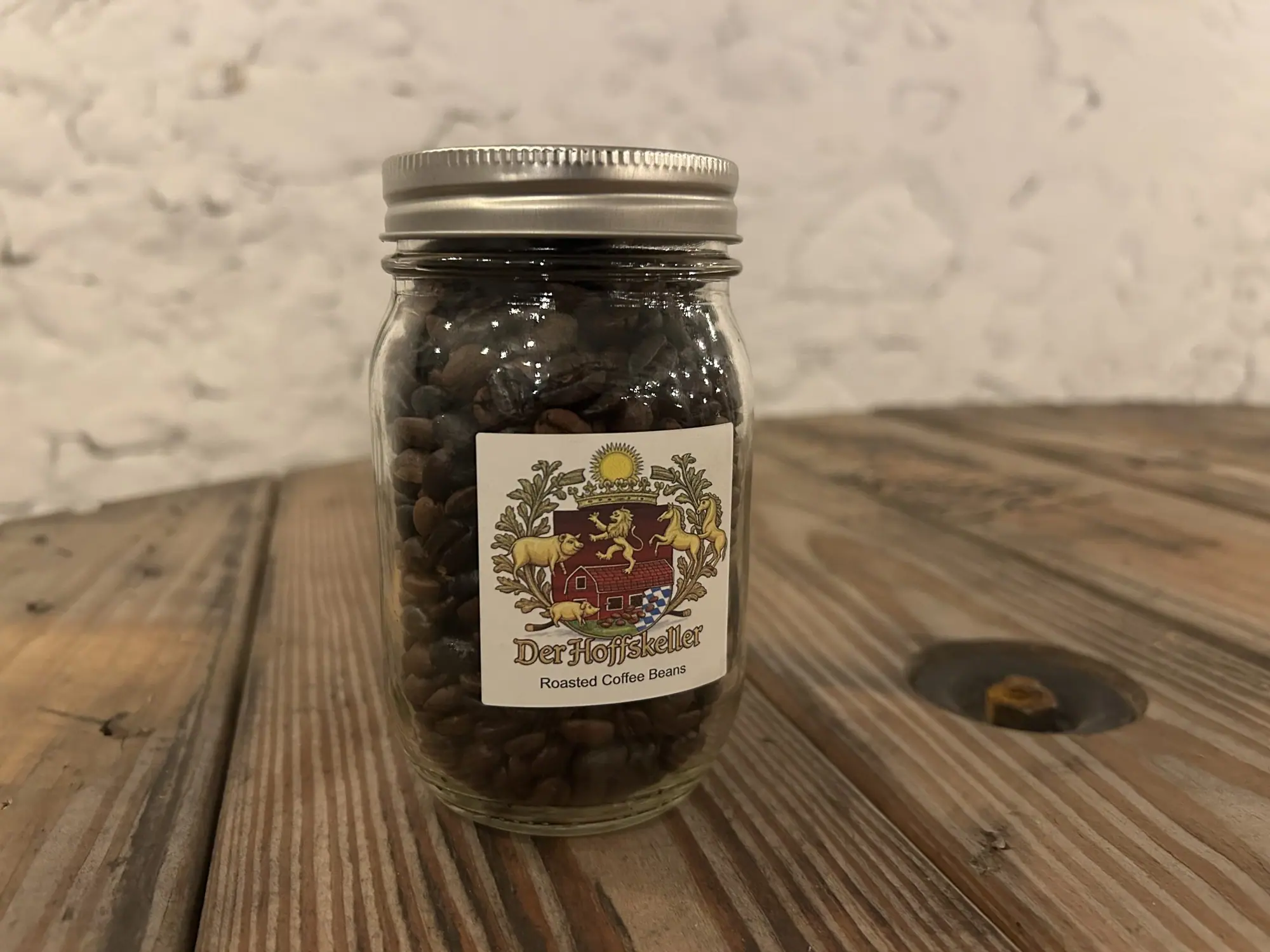 Freshly roasted Der Hoffskeller coffee beans