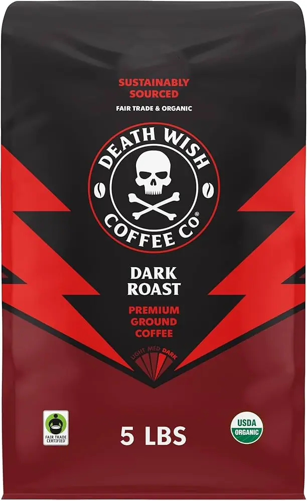 14. Death Wish Coffee Dark Roast