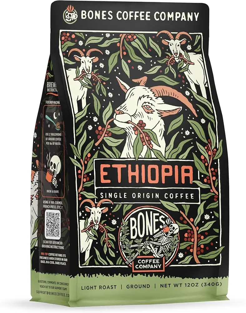 19. Bones Coffee Company Ethiopia Single-Origin
